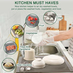 HANZENMA Roll Up Dish Drying Rack Over The Sink Kitchen Roll Up Sink Drying - Image 3