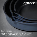 CAROTE 30-Piece Titanium Cookware Set, Nonstick Pots and Pans Set - Image 5