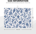 Blue Floral Print Dish Drying Mats - Image 3