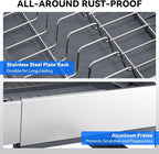 Urackify Expandable Dish Drying Rack, Stainless Steel Dish Rack - Image 6