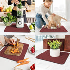 WISELIFE Dish Drying Mat Super Absorbent Drying Mat Large Dish Drying Mats - Image 7