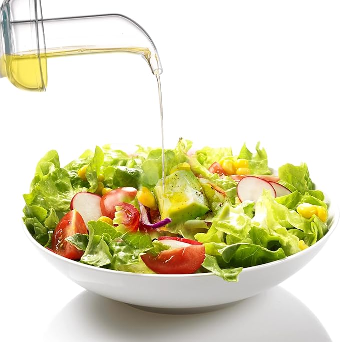 ELETON Cylindrical 16 oz Olive Oil Dispenser Bottle Glass - Image 5