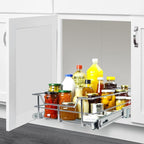 Pull Out Cabinet Organizer 17" W X 22" D, Slide Out Drawers - Image 9