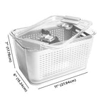Kitchen Spaces Colander Bin, Produce Saver, Fridge Organizer - Image 2