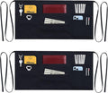 7 Pockets Server Aprons with Zipper Pocket by TEXVIDA