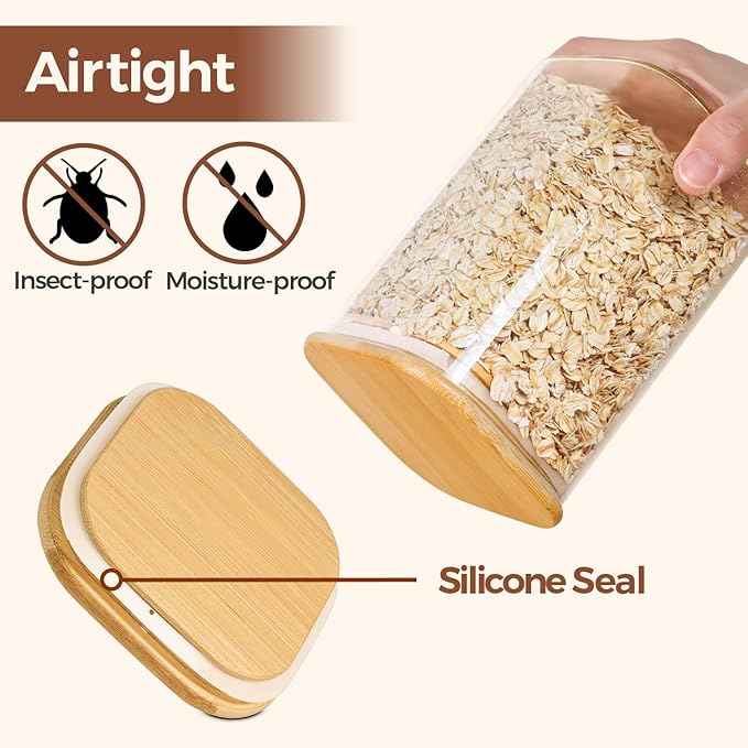 ComSaf Airtight Glass Storage Canister - Image 7