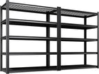 Set 2 Garage Shelving-3000 lbs 5 Tier Storage Shelves, Adjustable Heavy Duty by Unknown