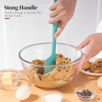 Heat Resistant Silicone Spatula Set of 3, Luxiwise 600ºF High Temp Baking - Image 5