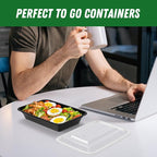 Dealusy 50 Pack 28 oz Meal Prep Containers Reusable - Image 7