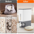 Lifewit Rice Dispenser 25 Lbs, Rice Storage Container Sealed Moisture Proof - Image 5