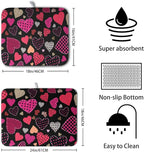 Valentine's Day Kitchen Drying Mats - Image 2