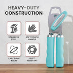 Zulay Kitchen Heavy Duty Stainless Steel Can Opener Manual - Image 3