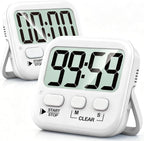 Antonki 2 Pack Digital Timer for Kids, Magnetic Countdown Kitchen Timers for by Antonki