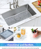 Bligli Pebble Sink Mat for Stainless Steel/Ceramic Sinks, PVC Eco-Friendly Sink - Image 6