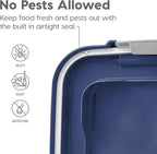 IRIS USA Dog Food Storage Container, 30 lbs & 11 lbs Combo, Cat Food Storage - Image 3
