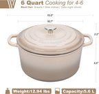 VORRINGARD Enameled Cast Iron Dutch Oven Pot - Image 2