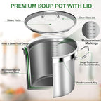 STOCKPOT Stainless Steel 20 Quart Stockpot - Image 4