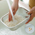 18/8 Stainless Steel Fine Mesh Strainer Basket - Image 3