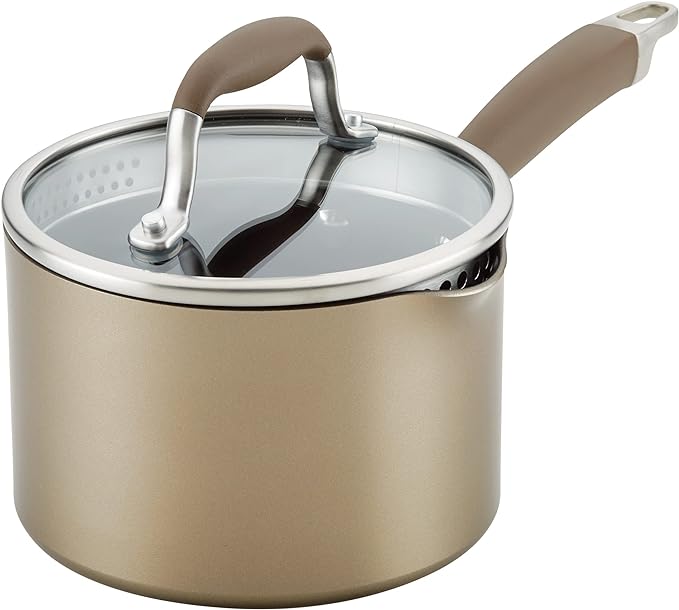 Anolon Advanced Home Hard Anodized Nonstick Sauce Pan/Saucepan by Anolon