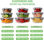 HOMBERKING Glass Food Storage Containers - Image 2