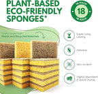 AIRNEX Natural Kitchen Sponges Pack of 18 - Image 2