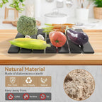Stone Dish Drying Mat for Kitchen Counter, 15.5''x11.8'' Foldable Quick Dry - Image 5