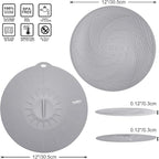 Walfos Silicone Microwave Mat & Lid Set, Heat Resistant Multi-Purpose Trivet - Image 5