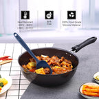 HOTEC Heat Resistant 600℉ BPA-Free Silicone Rubber Spatula Set - Image 4