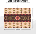 American Aztec Dish Drying Mat Traditional Ethnic Style Design Geometric Drying - Image 3