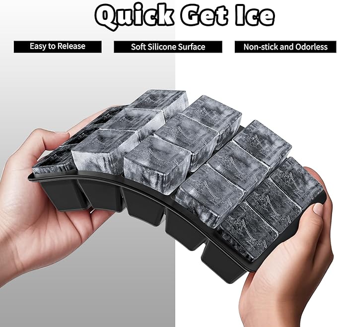 Silicone Ice Cube Tray 3 Pack - Image 5