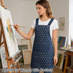 Adult Jour Apron, Lightweight Cotton Apron - Image 2
