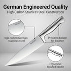 McCook® Knife Sets, German Stainless Steel Kitchen Knife Block Sets - Image 4