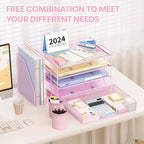 OPNICE Desk Organizer, 4-Tier Desktop File Organizer - Image 4