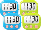 Classroom Timers for Teachers Kids Large Magnetic Digital Timer 4 Pack by AOUCE