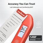 Professional Meat Thermometer Digital, ±0.5℉ NIST Certified Accuracy, Instant - Image 2