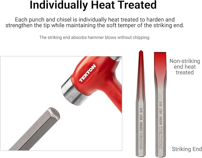 TEKTON 5/64 Inch Roll Pin Punch | 66062 | Made in USA - Image 3