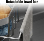Corner Sink Organizer, Self-Adhesive Kitchen Storage Rack - Image 6