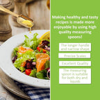 2 Pcs 1 Teaspoon Stainless Steel Single Measuring Spoon, Long Handle Metal - Image 3