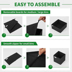 Criusia Drawer Organizer Clothes, 8 Pack Underwear Drawer Organizer, Foldable - Image 6