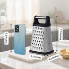 Kaishun Professional Cheese Grater, 4-Sided Stainless Steel Box Grater - Image 4