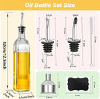 Olive Oil Dispenser Bottle, Oil and Vinegar Dispenser Set - Image 2