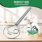 Danish Dough Whisk Stainless Steel Hook Dutch Bread Mixer Hand Tool - Image 3