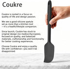 Coukre Silicone Spatula Set of 5, High Temperature Resistant, Food Grade - Image 6