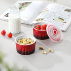 vancasso 6 oz Ramekins with Lid, Porcelain Creme Brulee Souffle Dishes - Image 7