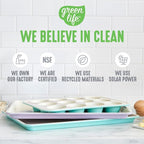 GreenLife Bakeware 18” x 13” Half Cookie Sheet Baking Pan, Non-Toxic PFAS-Free - Image 7