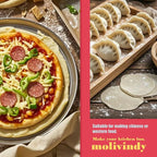 Small Rolling Pin, Wooden Dough Roller, Non-Stick Pizza Roller, Dough Baker - Image 6