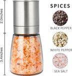 Gulex® Pepper Grinder Pepper Mill, Salt Grinder Refillable, Adjustable - Image 2