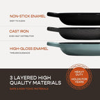 Enameled Cast Iron Dutch Oven for Sourdough Bread Baking | 6 Quart Oval Pot - Image 3