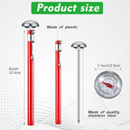 Xuhal 1 Pcs Stainless Steel Kitchen Thermometer - Image 2