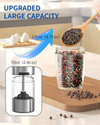 CIRCLE JOY Stainless Steel Graviry Electric Pepper Grinder Automatic Salt - Image 6